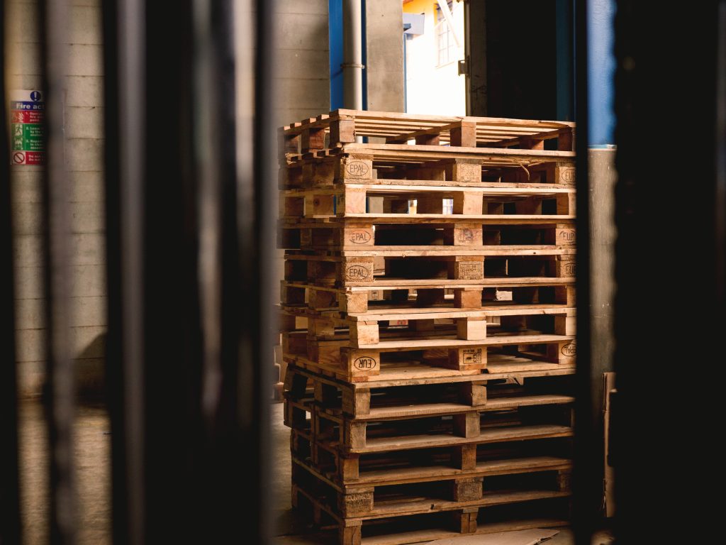 Stack of pallets