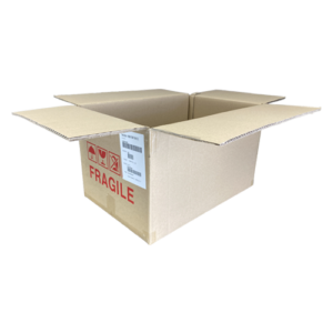 AZ1667 Used Printed Double Wall Boxes - Mix of 4 Sizes