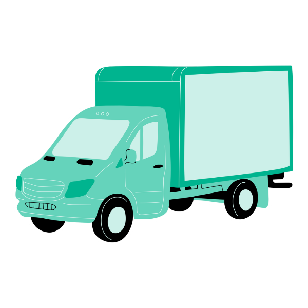 van hire and removal icon