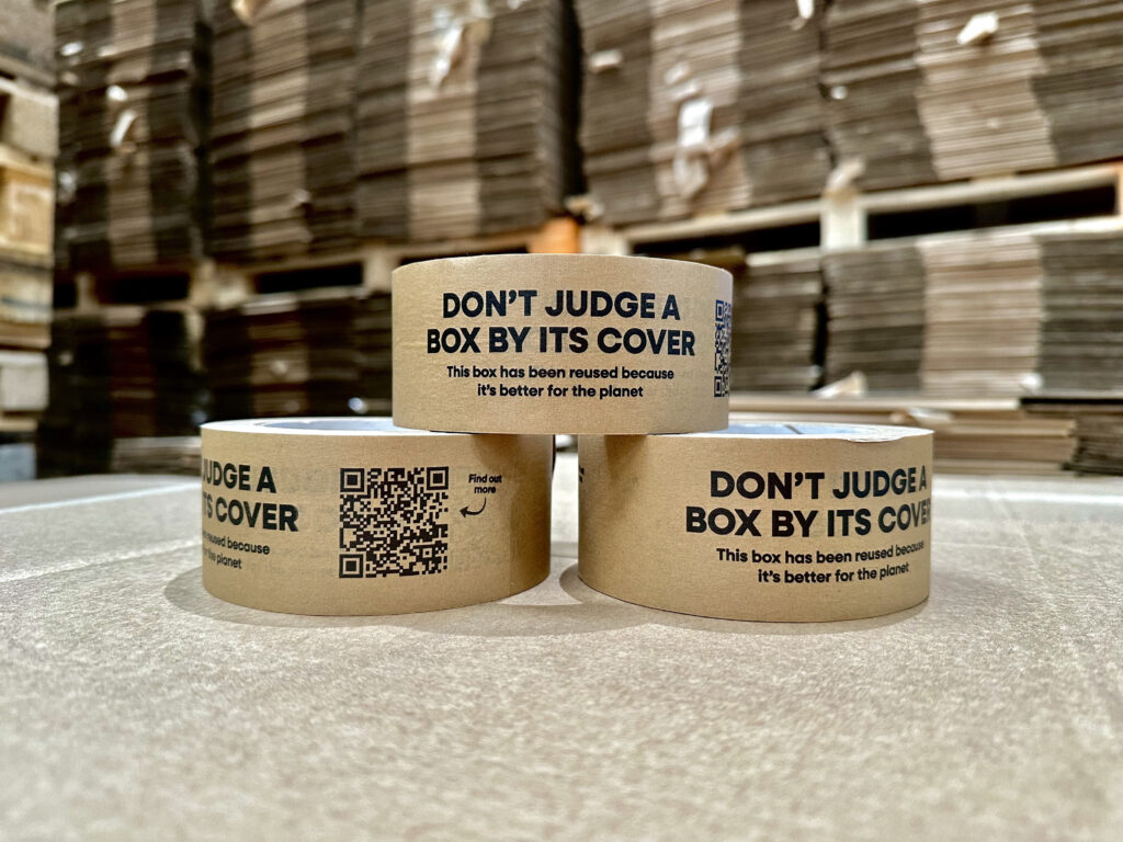 Branded paper tape