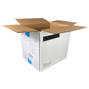 Used Printed Double Wall White Box – 300 x 230 x 300mm