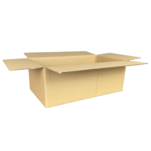 EZ001406 New Surplus Single Wall Shipping Box - 380 x 200 x 140mm